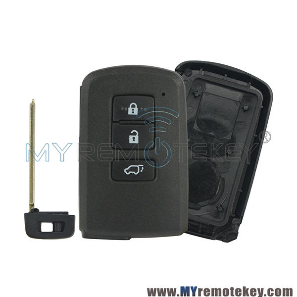Smart key shell 3 button for Toyota Rav4 Auris Yaris 2013-2014 89904-42180