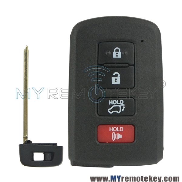 Smart key case shell 4 button for Toyota RAV4 2015 89904-0R080