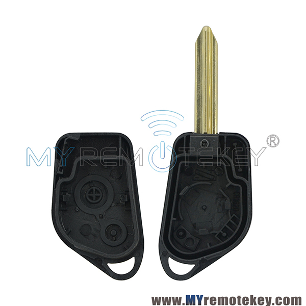 Remote key shell for Citroen Peugeot SX9 2 button