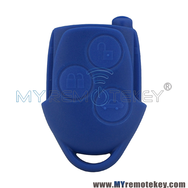 For Ford Transit remote key fob shell case blue 3 button