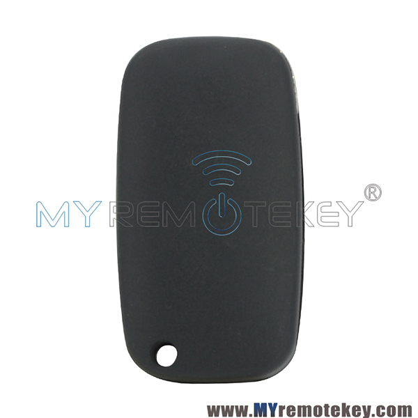 Flip remote key shell for Renault 2 button VA6