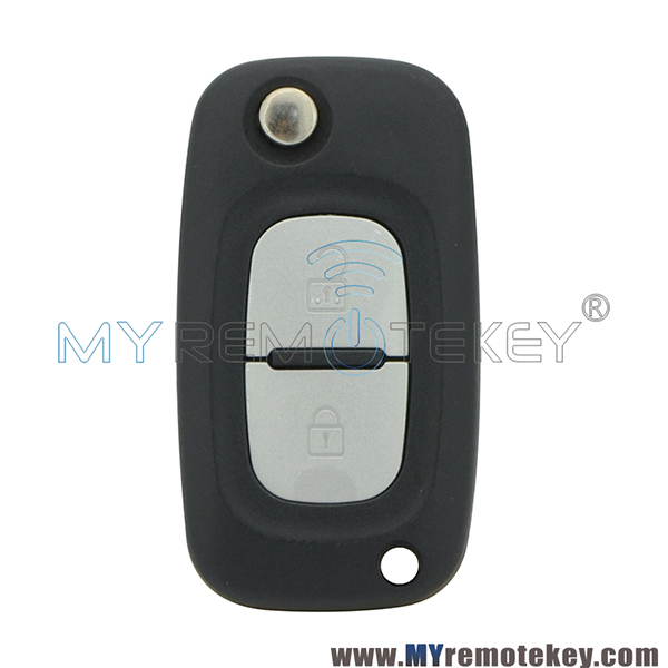 Flip remote key shell for Renault 2 button VA6