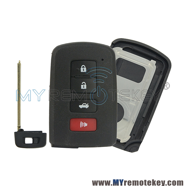 Smart key case shell 4 button for Toyota Camry 2013-2015 89904-33450