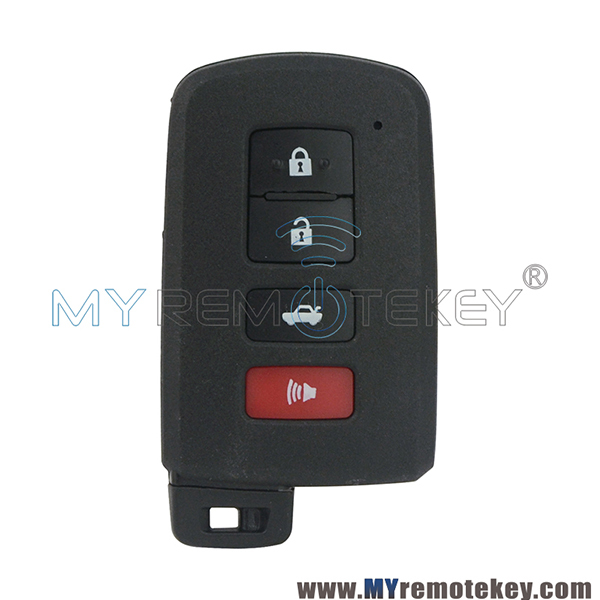 Smart key case shell 4 button for Toyota Camry 2013-2015 89904-33450