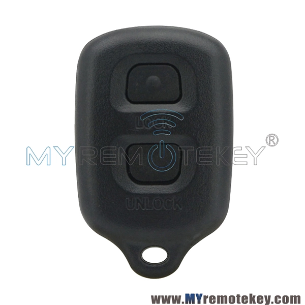 Remote fob shell case 2 button for Toyota Avensis Corolla Rav4 Yaris MR2