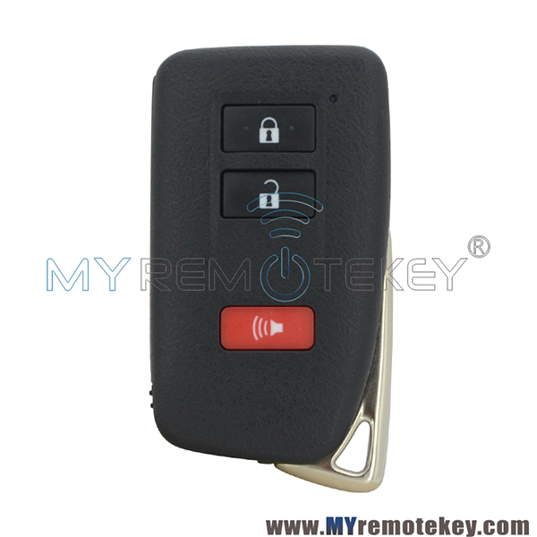 Smart key case shell 3 button for Lexus