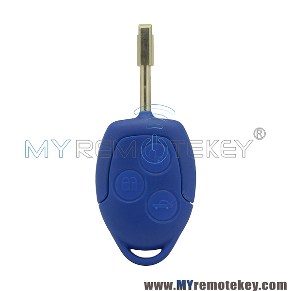 For Ford Transit remote key fob shell case blue 3 button