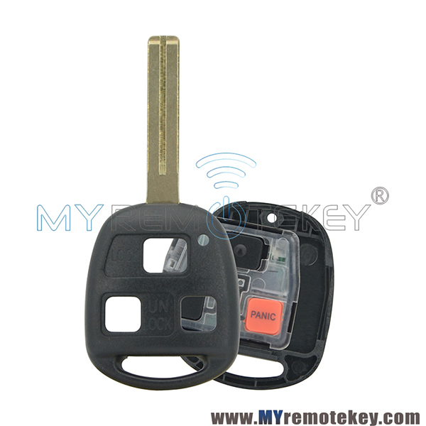 Remote key for Lexus 3 button TOY48 short 315mhz