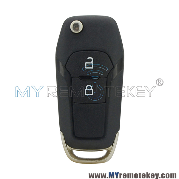 Flip remote car key with HITAG-PRO ID49 for Ford Ranger 2015-2019 2 button 433mhz FSK 1919602