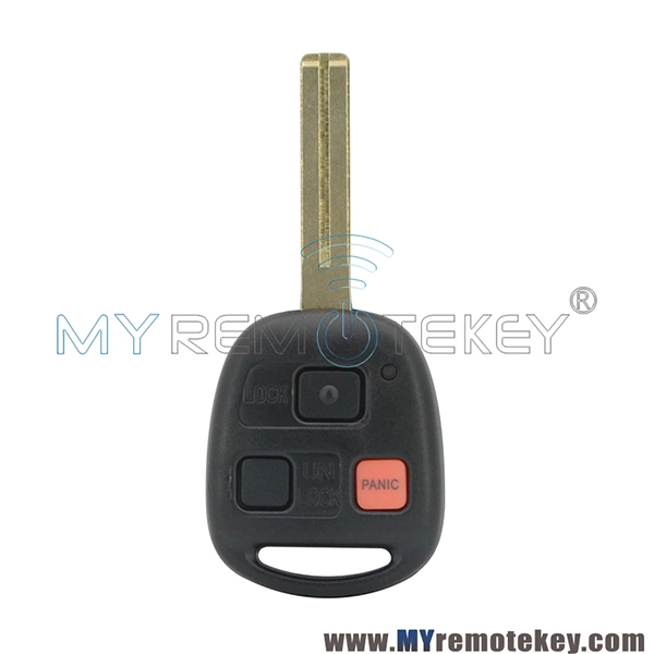 Remote key for Lexus 3 button TOY48 short 315mhz