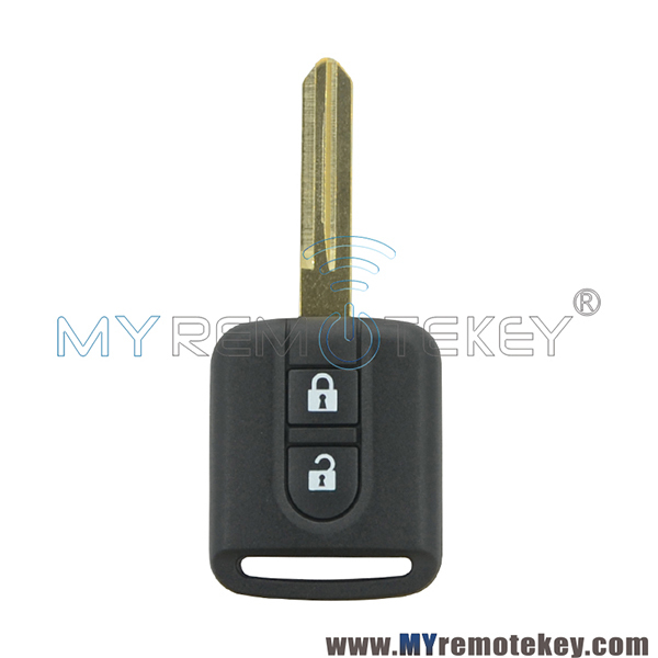 Remote car key shell case for Nissan 2 button