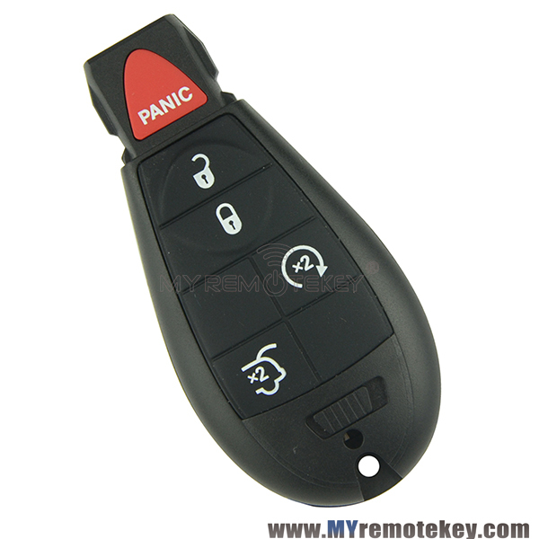 #5 IYZ-C01C New type Fobik remote key fob 4 button with panic for Chrysler Dodge Jeep Commander Grand Cherokee ID46 (PCF7941) 434MHZ