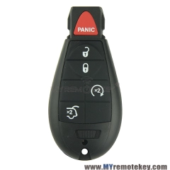 #5 IYZ-C01C New type Fobik remote key fob 4 button with panic for Chrysler Dodge Jeep Commander Grand Cherokee ID46 (PCF7941) 434MHZ