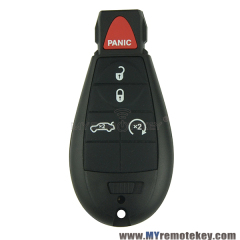 #3 IYZ-C01C New type Fobik remote key fob 4 button with panic for Chrysler Jeep Grand Cherokee Dodge Charger ID46(PCF7941)  434mhz