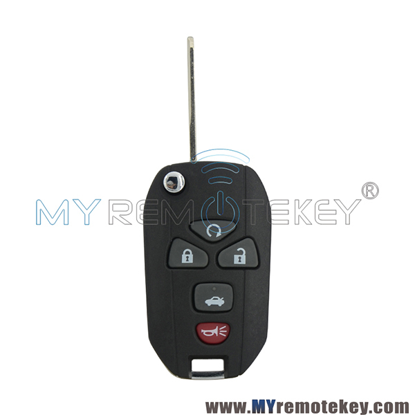 Refit flip key shell 5 button for Chevrolet GMC Cadillac