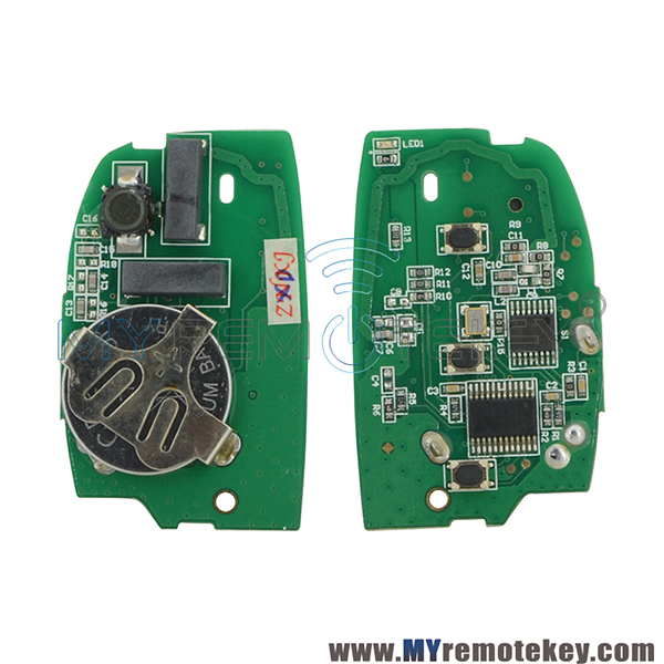 Smart car key for Hyundai Verna 433mhz 3 button ID46 electronic chip