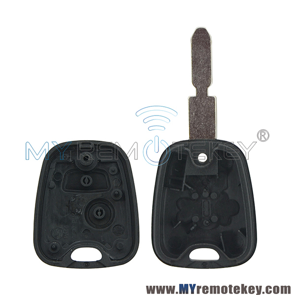 Remote key shell for citroen peugeot 2 button NE78