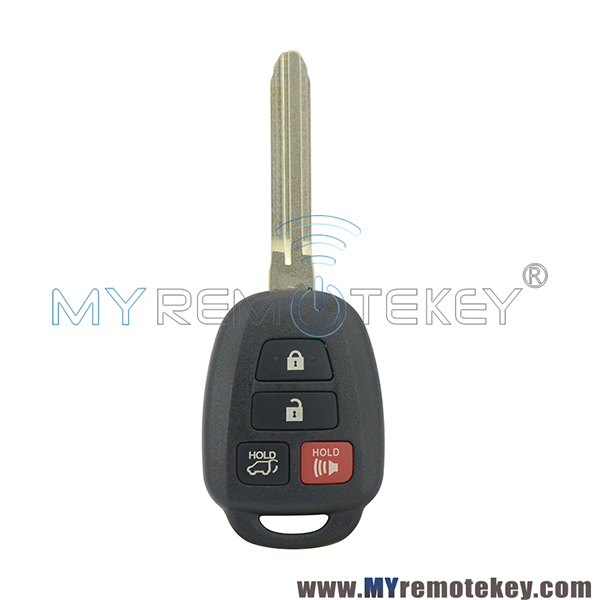 GQ4-52T 89070-0R100 remote car key shell case 4 button for Toyota Highlander RAV4 2014 2015 2016 2017