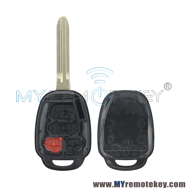 GQ4-52T 89070-0R100 remote car key shell case 4 button for Toyota Highlander RAV4 2014 2015 2016 2017