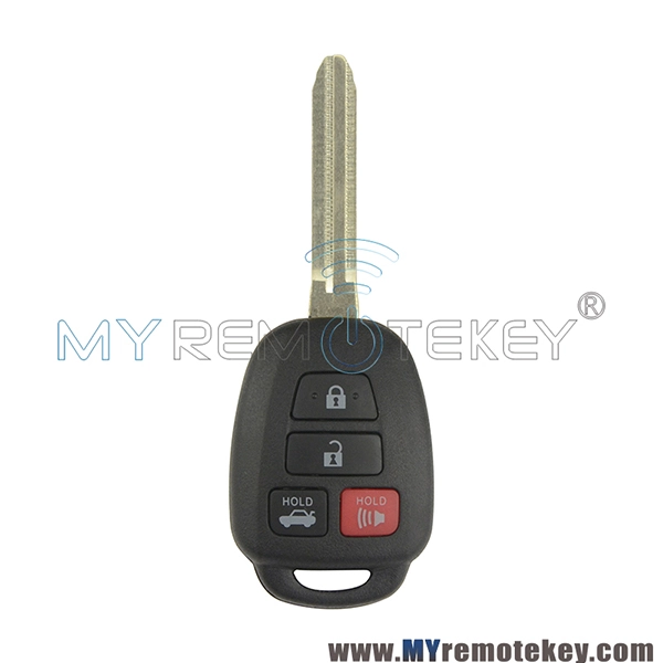 GQ4-52T remote key 4 button 314.4Mhz G chip/ Aftermarket H chip/ No chip for Toyota RAV4 Highlander 2014 2015