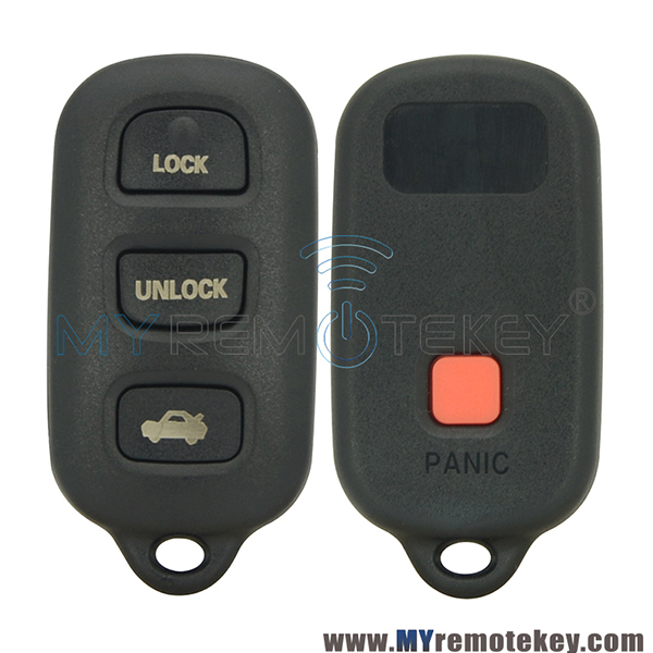PN 89742-AC050 Remote fob 3 button with panic 314Mhz for Toyota Avalon FCC HYQ12BBX HYQ12BAN HYQ1512Y
