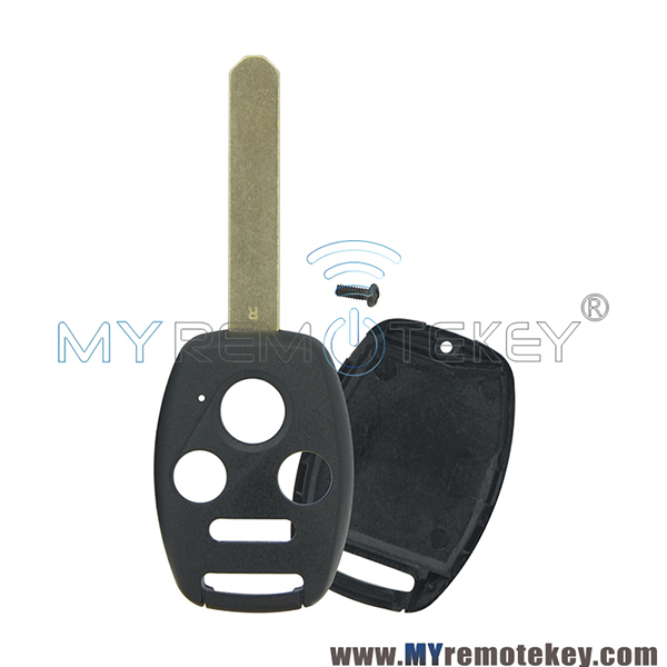 (No chip room)Remote key shell 3 button with panic for Honda Accord Civic CR-V Fit Pilot