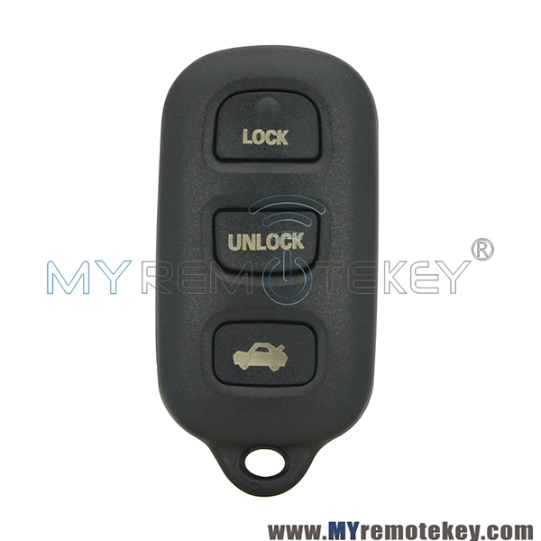 HYQ12BAN HYQ1512Y Remote fob shell case 3 button with panic for Toyota Avalon 1998-2003