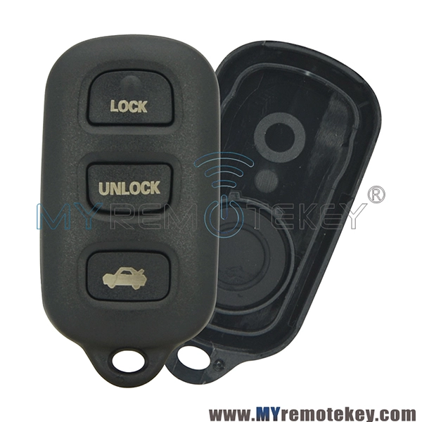 HYQ12BAN HYQ1512Y Remote fob shell case 3 button with panic for Toyota Avalon 1998-2003