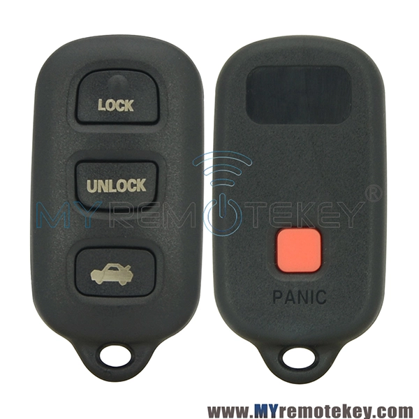 HYQ12BAN HYQ1512Y Remote fob shell case 3 button with panic for Toyota Avalon 1998-2003