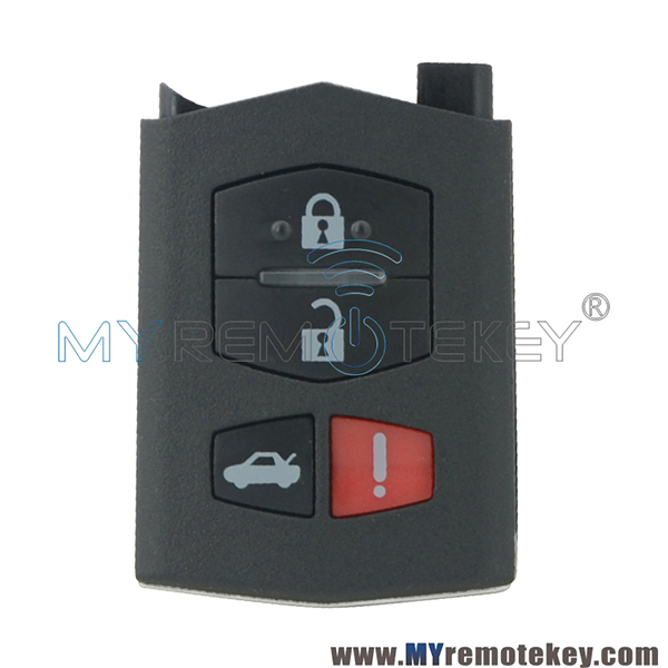 Remote car key remote parts shell for Mazda 3 6 4 button
