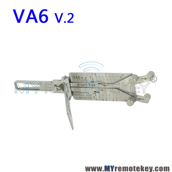 LISHI VA6 v.2 2 in 1 Auto Pick and Decoder For Peugeot Citroen