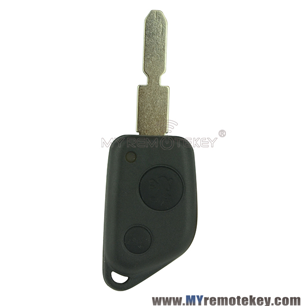 Remote key shell case 2 button for NE78 for peugeot 205 405