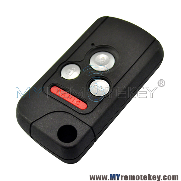 Refit flip key shell case 3 button with panic for Honda