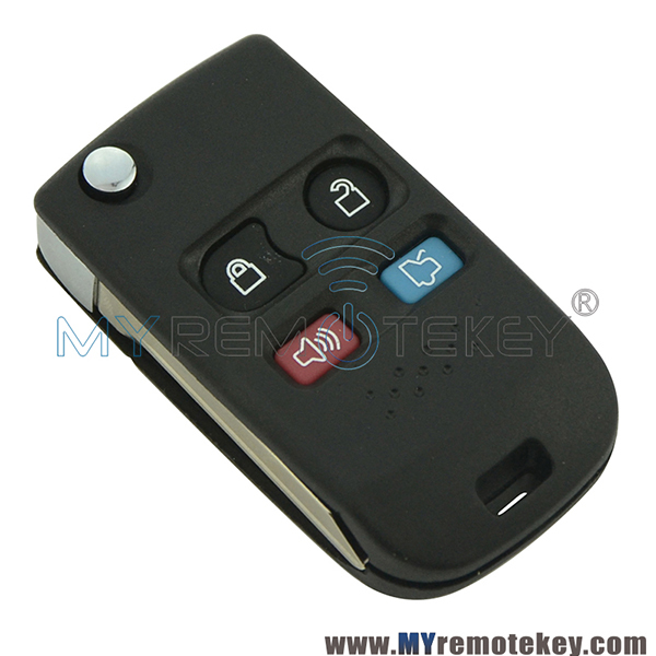 Refit key shell case 4 button for Ford