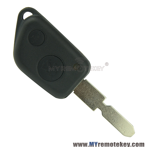 Remote key shell case 2 button for NE78 for peugeot 205 405