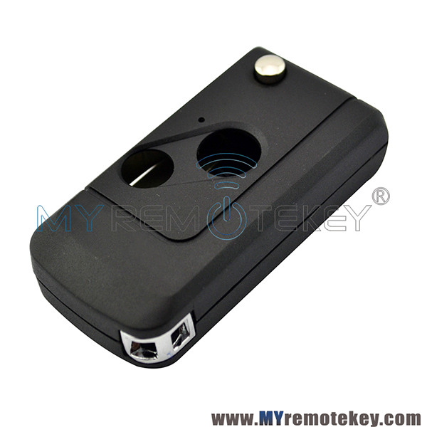 Refit flip key case 2 button for Honda Accord Civic Fit 2007