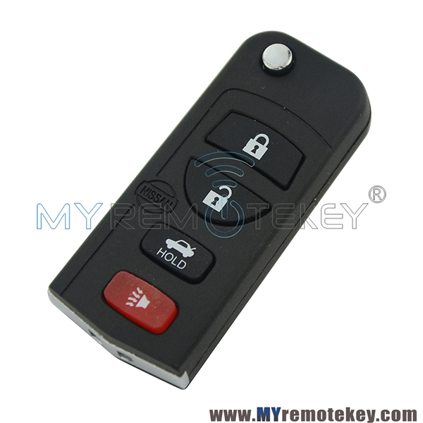 KBRASTU15 Refit flip key 4 button 315Mhz remote key for Nissan ALTIMA MAXIMA ARMADA 2005 2006