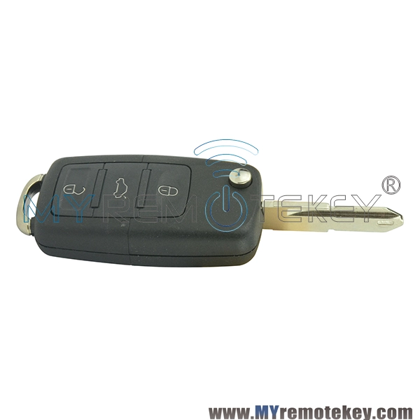 Flip key blade 3 button 433Mhz NE72 for Peugeot Citroen
