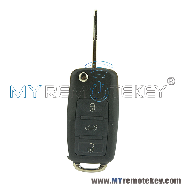 Flip key blade 3 button 433Mhz NE72 for Peugeot Citroen