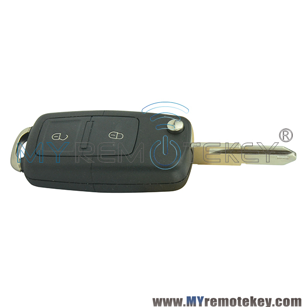 Flip key blade 2 button 433Mhz NE72 for Peugeot Citroen