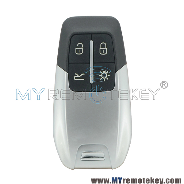 Replacement Smart Remote Key shell 4 Button without emergency key for ...