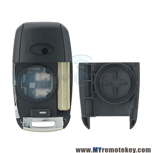 Flip key shell case 3 button KHY37 HYN14R for Kia Soul Sportage