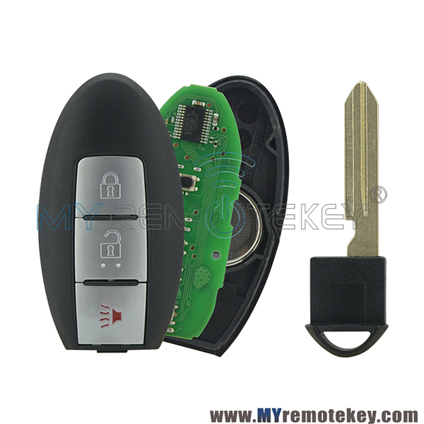Smart Key 3 Button 315mhz ID46 PCF7952 for Infiniti G25 G35 G37 EX35 Q60 Q40 2008 - 2012 keyless go model KR55WK48903