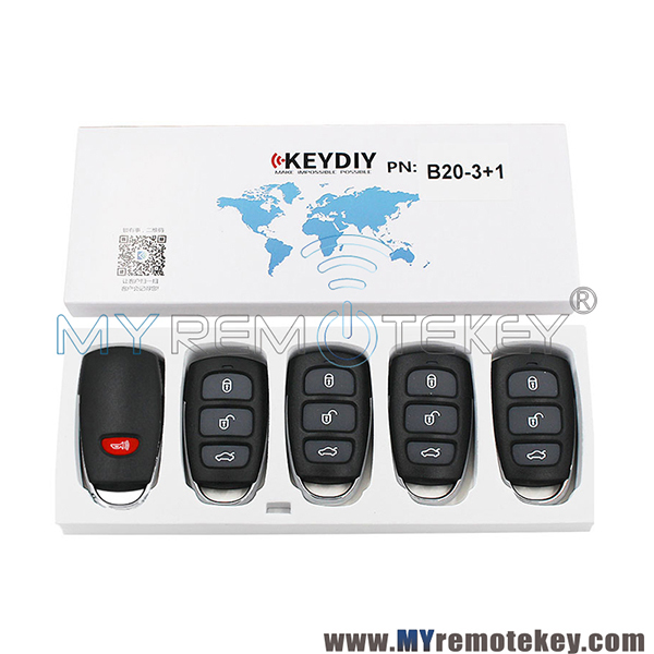 B20-3+1 Series KEYDIY Multi-functional Remote Control