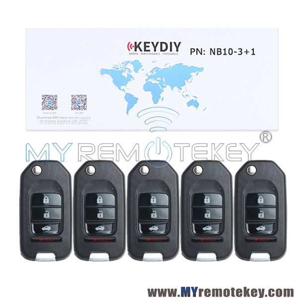 NB10-3+1 Series KEYDIY Multi-functional Remote Control