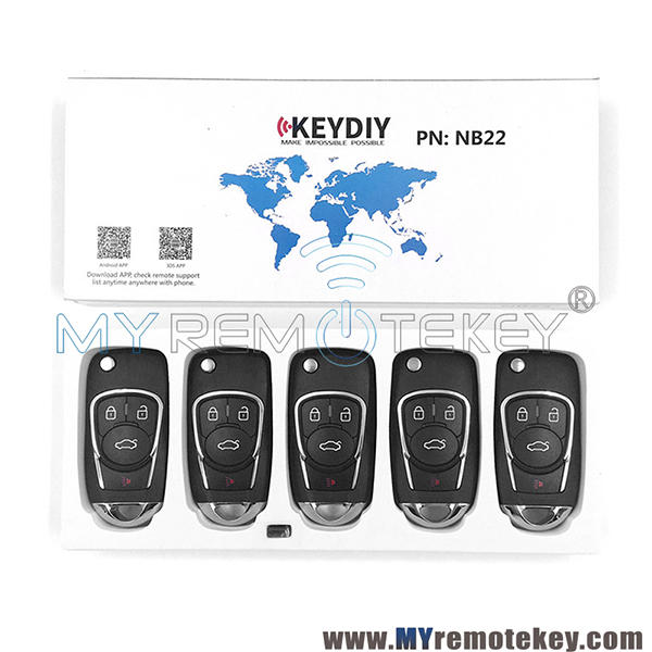 NB22-3+1 Series KEYDIY Multi-functional Remote Control