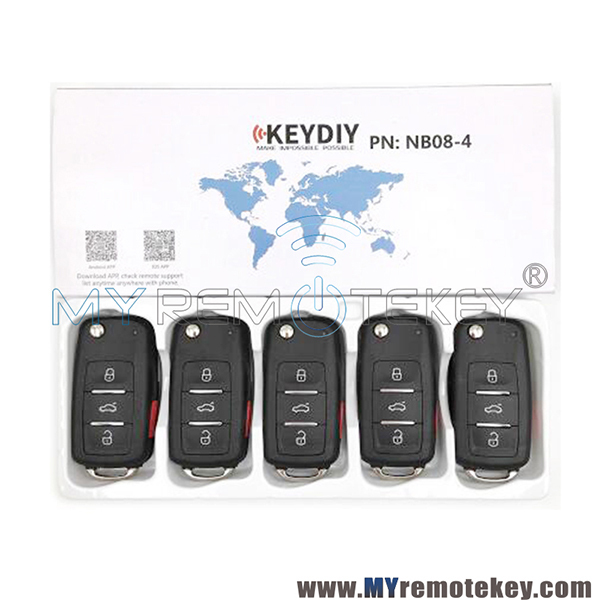 NB08-3+1 Series KEYDIY Multi-functional Remote Control