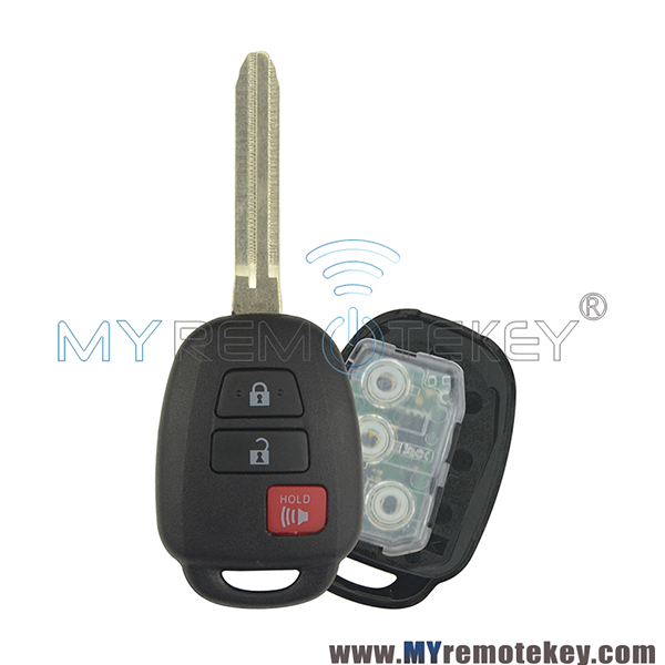 GQ4-52T remote key 3 button 314.4Mhz 434mhz G chip/ Aftermarket H chip/ No chip for Toyota RAV4 Highlander LE 2013 2014 2015 2016 2017