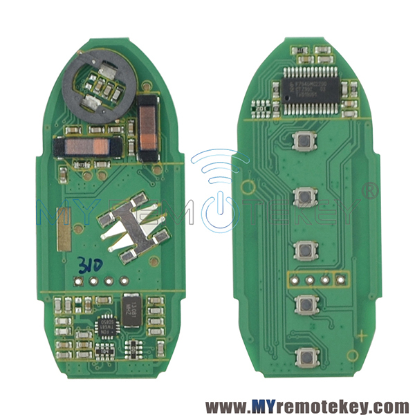 S180144310 smart key 5 button 433mhz 4A chip for Nissan Altima Maxima 2016 2017 2018 KR5S180144014