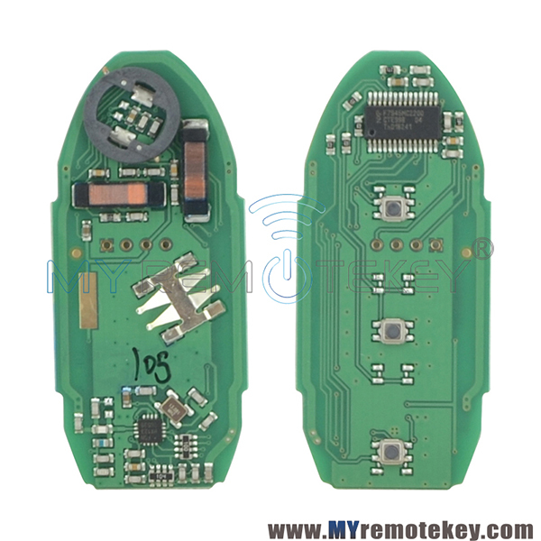 S180144105 smart key 3 button 433mhz 4A chip for Nissan Rogue 2016 2017 2018 KR5S180144106